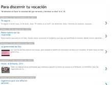 Tablet Screenshot of paradiscernirtuvocacion.blogspot.com