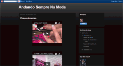 Desktop Screenshot of andandosemprenamoda.blogspot.com