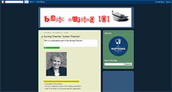 Desktop Screenshot of basicnursing101.blogspot.com