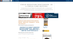 Desktop Screenshot of childbehaviordiscussioninachild.blogspot.com