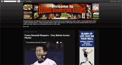 Desktop Screenshot of baseballbloopersandblunders.blogspot.com