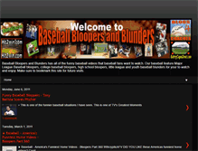Tablet Screenshot of baseballbloopersandblunders.blogspot.com