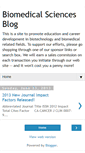 Mobile Screenshot of biomedicalsciencesblog.blogspot.com