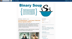 Desktop Screenshot of binarysoup.blogspot.com