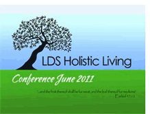 Tablet Screenshot of holisticldsliving.blogspot.com