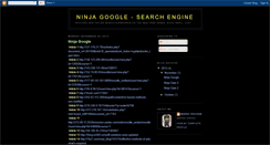 Desktop Screenshot of ninjagoogle-searchengine.blogspot.com