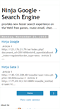 Mobile Screenshot of ninjagoogle-searchengine.blogspot.com
