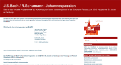 Desktop Screenshot of johannespassion-bach-schumann.blogspot.com