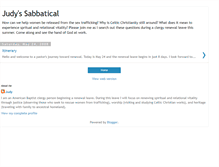 Tablet Screenshot of judyssabbatical.blogspot.com