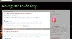 Desktop Screenshot of nhungmonthuocquy.blogspot.com