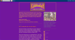 Desktop Screenshot of kabbalahbarcultural.blogspot.com