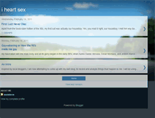Tablet Screenshot of iheartsex.blogspot.com