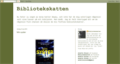 Desktop Screenshot of bibliotekskatten.blogspot.com