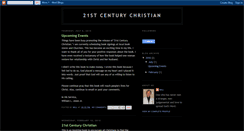 Desktop Screenshot of bill-21stcenturychristian.blogspot.com