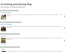 Tablet Screenshot of esknitnspin.blogspot.com