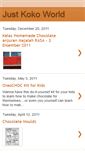 Mobile Screenshot of justkokoworld.blogspot.com