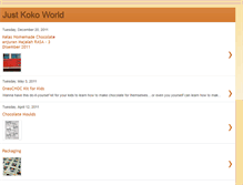 Tablet Screenshot of justkokoworld.blogspot.com