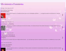 Tablet Screenshot of feministamovimiento.blogspot.com