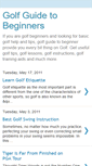 Mobile Screenshot of golf-guide-to-beginners.blogspot.com