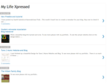 Tablet Screenshot of mylifexpressed.blogspot.com
