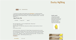 Desktop Screenshot of luveducky.blogspot.com