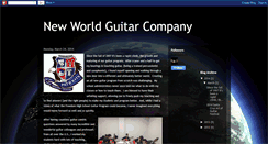 Desktop Screenshot of neworldguitar.blogspot.com