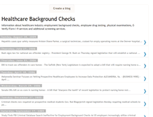 Tablet Screenshot of healthcarebackgroundchecks.blogspot.com