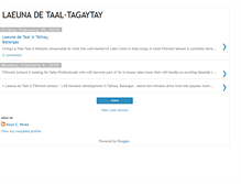 Tablet Screenshot of laeunadetaaltagaytay.blogspot.com