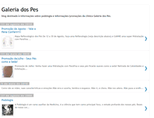 Tablet Screenshot of galeriadospes.blogspot.com
