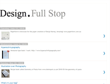 Tablet Screenshot of designfullstop.blogspot.com