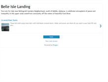 Tablet Screenshot of belleislelanding.blogspot.com
