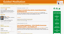 Desktop Screenshot of guided-meditations-audio.blogspot.com