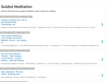 Tablet Screenshot of guided-meditations-audio.blogspot.com