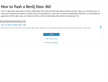 Tablet Screenshot of flash-xbox360.blogspot.com