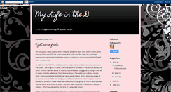 Desktop Screenshot of mylifeinthed.blogspot.com