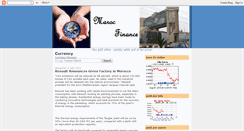 Desktop Screenshot of moroccofinance.blogspot.com