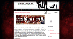 Desktop Screenshot of horrorpunkrock.blogspot.com