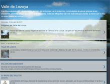 Tablet Screenshot of elvalledelozoya.blogspot.com