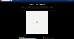 Desktop Screenshot of bendlage.blogspot.com