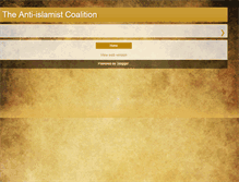 Tablet Screenshot of anti-islamistcoalition.blogspot.com