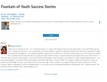 Tablet Screenshot of fountainofyouthsuccess.blogspot.com