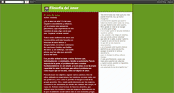 Desktop Screenshot of filosofia-delamor.blogspot.com