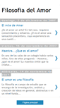 Mobile Screenshot of filosofia-delamor.blogspot.com