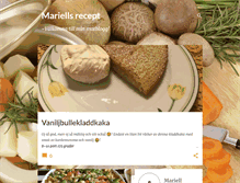 Tablet Screenshot of mariellsrecept.blogspot.com