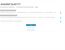 Tablet Screenshot of amanda.blogspot.com