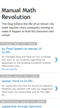 Mobile Screenshot of manualmathrevolution.blogspot.com