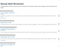 Tablet Screenshot of manualmathrevolution.blogspot.com