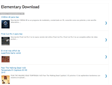 Tablet Screenshot of elementarydownload.blogspot.com