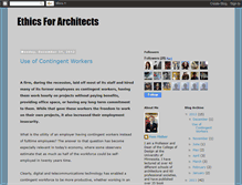 Tablet Screenshot of ethicsforarchitects.blogspot.com