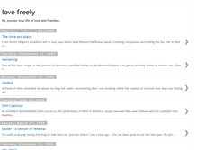 Tablet Screenshot of lovefreely.blogspot.com